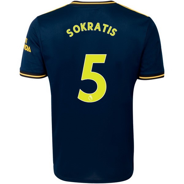 Camiseta Arsenal NO.5 Sokratis Replica Tercera Ropa 2019/20 Azul